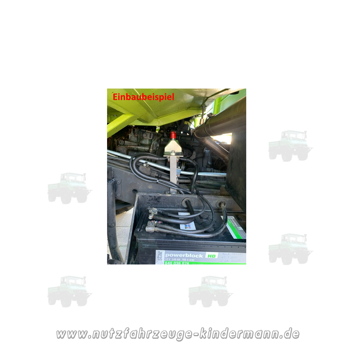 Batterietrennschalter 12 24 Volt Traktor Schlepper Bulldog Unimog LKW Neu  50332