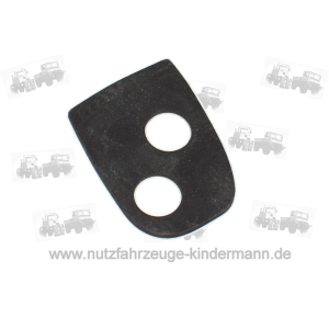 Rubber pad for auxiliary headlight holder